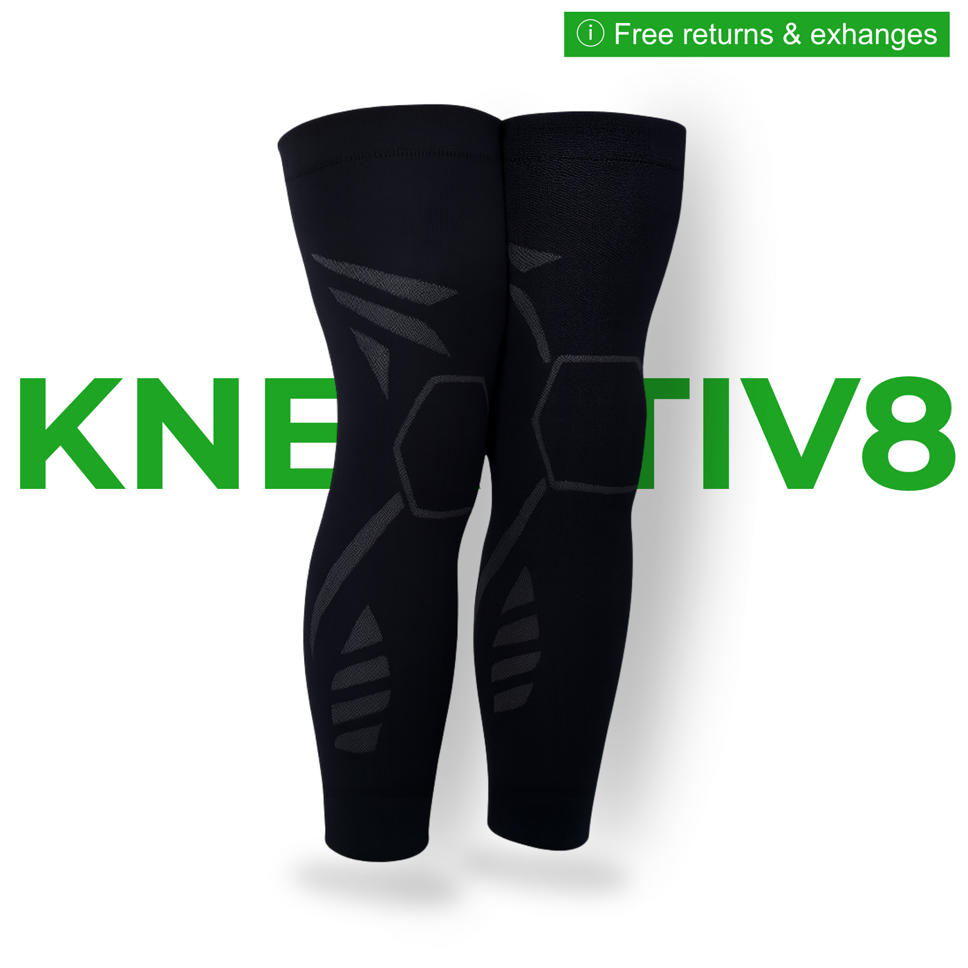 Kneactiv8 2.0 - Compression Sleeves For Knees and Legs