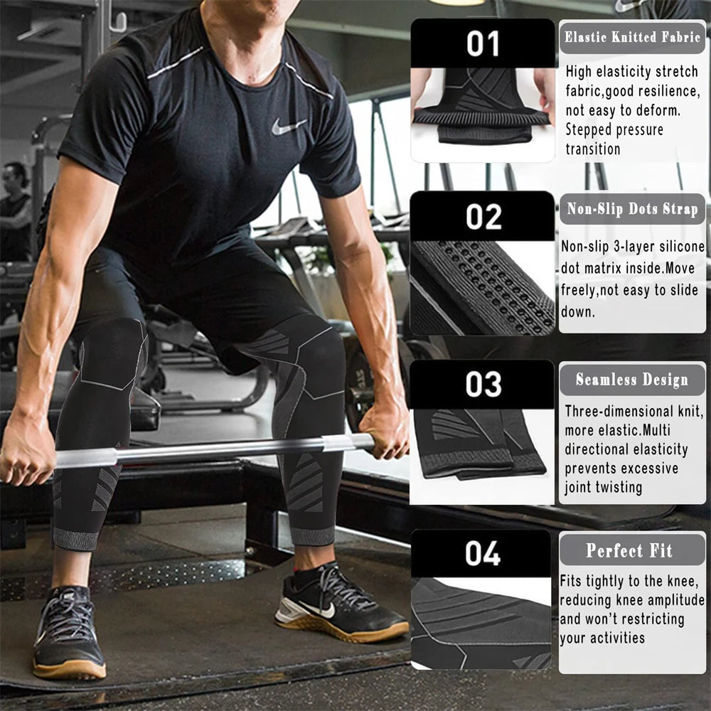 Kneactiv8 2.0 - Compression Sleeves For Knees and Legs