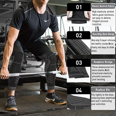 Kneactiv8 2.0 - Compression Sleeves For Knees and Legs